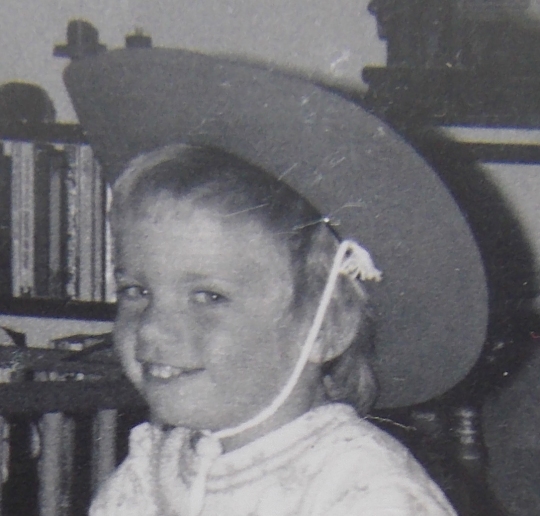 me in my red cowboy hat (1973).  