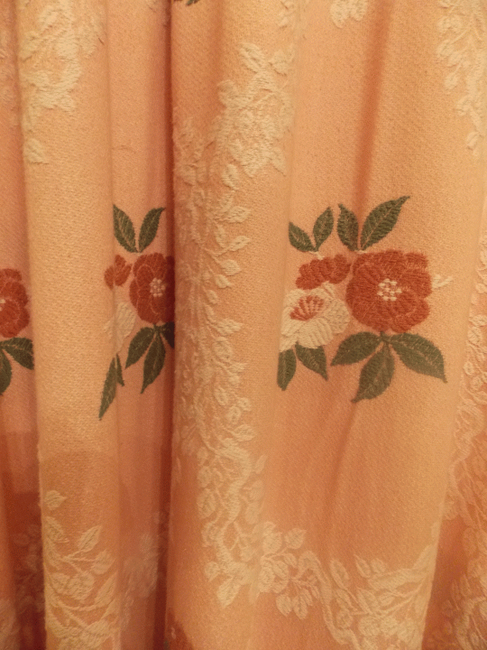 vintage barkcloth curtains