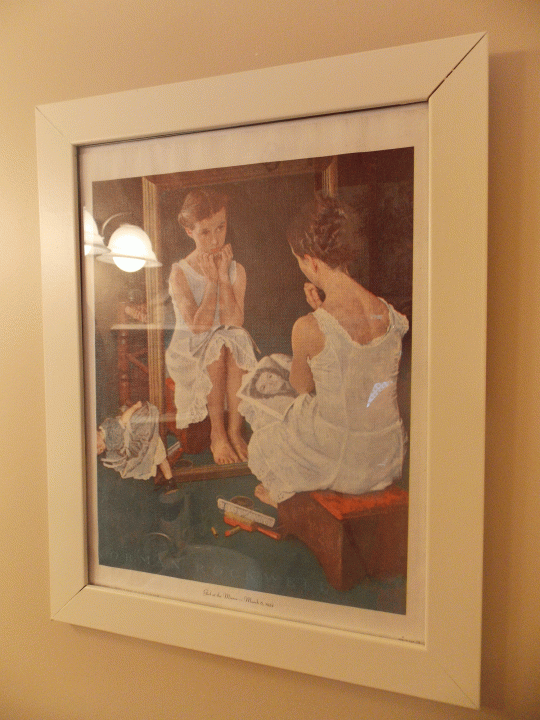 Norman Rockwell's The Girl at the Mirror