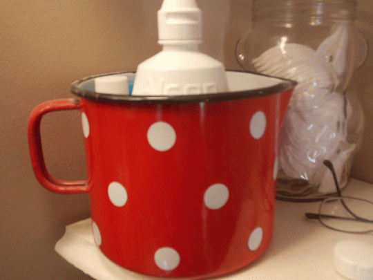 polka dot cup