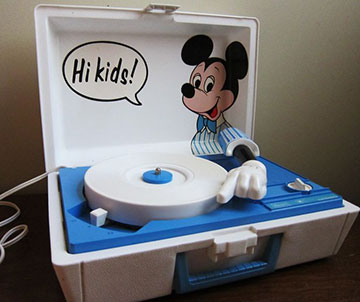 Mickey mouse record player